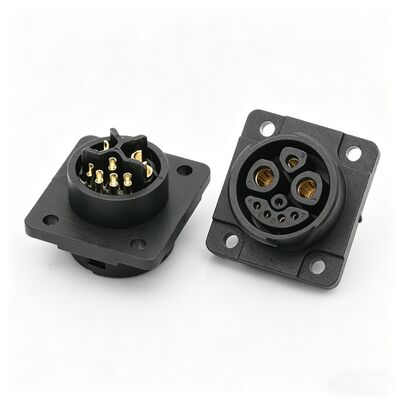 E-motorcycle Solution M23 Series 30A Heavy Duty Waterproof Circular Connector For High Power Equipment