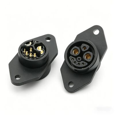 E-motorcycle Solution M23 Series 30A Heavy Duty Waterproof Circular Connector For High Power Equipment