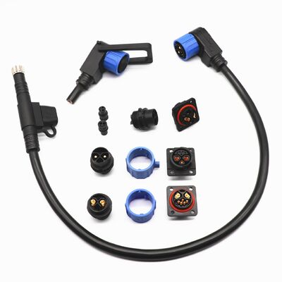 M25 IP67 Waterproof 50A EV Charging Connector for Electric Motorcycle & Scooter