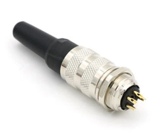 Receptacble Type With Rugged Metal Shells Rear Mount Female Male AISG Connector
