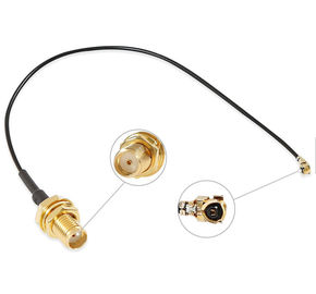 BMA Male To Female RF Cable Connector Flange Mount SMA Series Coaxial