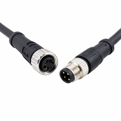 M8 원형 2-5PIN 남성 및 여성 IP67 방수 A 코딩 센서 커넥터
