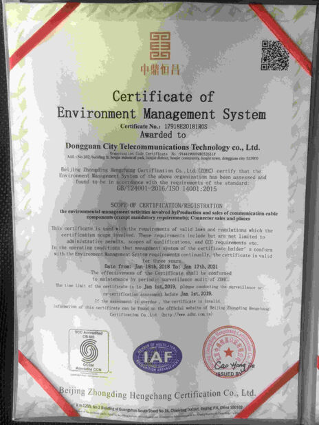 중국 Dongguan RitianLink Technology Co., Ltd. 인증